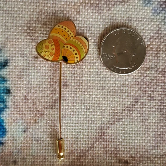 Vintage Easter Egg Stick Pin - Picture 10 of 15